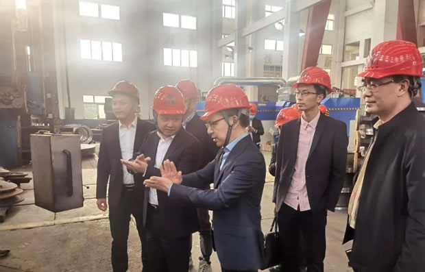 浙江省永嘉縣政府考察團(tuán)蒞臨我司考察指導(dǎo)工作(圖3)